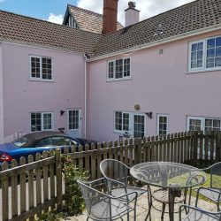 Free off road car parking at Exmoor Holidays self catering cottage with sea views in Porlock,(Somerset/Devon border)
